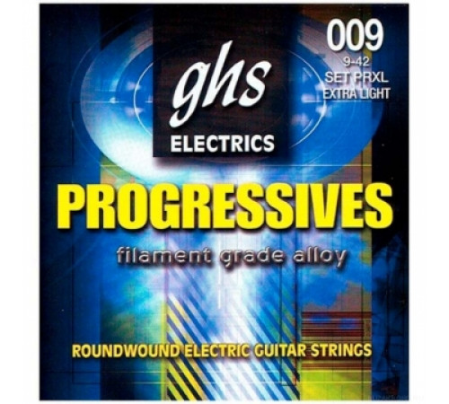 GHS PRXL 9-42 Extra Light Progressives Electrics струны для электрогитары