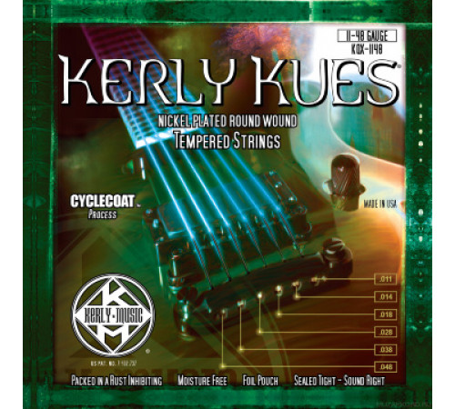 KERLY KQX-1148 Kues Nickel Plated Steel Tempered струны для электрогитары