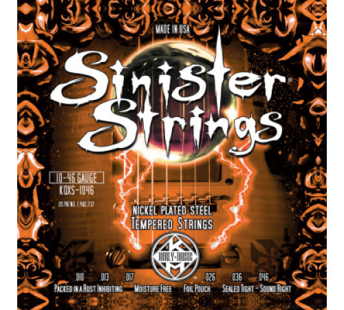KERLY KQXS-1046 Sinister Nickel Plated Steel Tempered струны для электрогитары