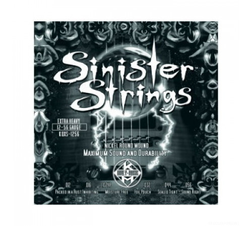 KERLY KQXS-1256 Sinister Nickel Plated Steel Tempered струны для электрогитары