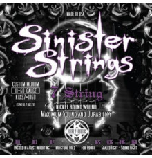 KERLY KQXS7-1060 Sinister 7 Strings Nickel Plated Steel Tempered струны для 7-струнной электрогитары