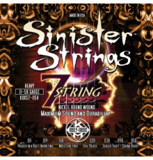 KERLY KQXS7-1158 Sinister 7 Strings Nickel Plated Steel Tempered струны для 7-струнной электрогитары