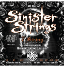KERLY KQXS7-1160 Sinister 7 Strings Nickel Plated Steel Tempered струны для 7-струнной электрогитары