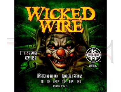 KERLY KXW-1156 Wicked Wire Roundwound Tempered струны для электрогитары