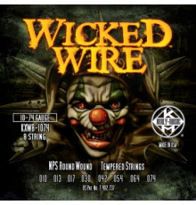KERLY KXW8-1074 Wicked Wire 8 Strings Roundwound Tempered струны для 8-струнной электрогитары