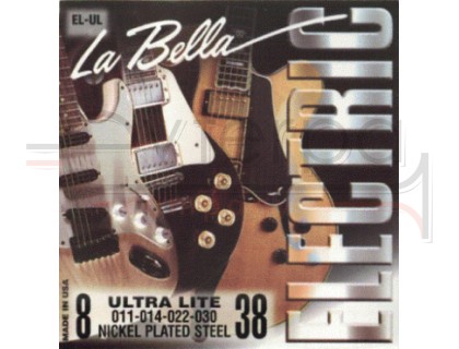 La Bella EL-UL струны  для электрогитары (08-38)
