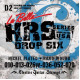 LA BELLA HRS-D2 Drop Tune 10-70 струны для электрогитары