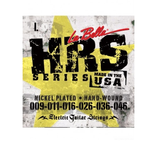 LA BELLA HRS-L Nickel Rounds Light 09-46 2 PAK струны для электрогитары 2 пачки