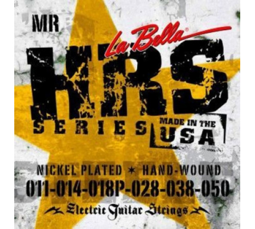 LA BELLA HRS-MR 11-50 струны для электрогитары никелированная обмотка