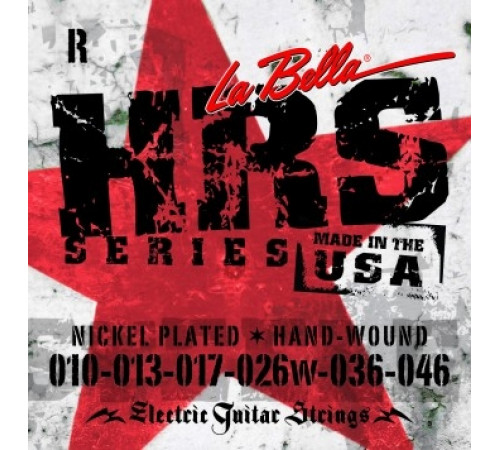 LA BELLA HRS-R Nickel Rounds Regular 10-46 струны для электрогитары