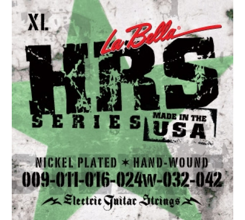 LA BELLA HRS-XL Nickel Rounds Extra Light 09-42 струны для электрогитары
