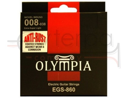 OLYMPIA EGS 860 008-038 Nickel Wound струны для электро гитары