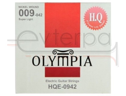 OLYMPIA HQЕ-0942 Nickel Wound 09-42 струны для электрогитары, никель