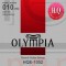 OLYMPIA HQЕ-1052 Nickel Wound 10-52 струны для электрогитары, никель
