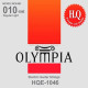OLYMPIA HQЕ1046 струны д/эл.гитары 10-46, никель HQ, гран.керн