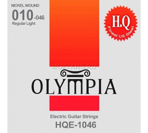 OLYMPIA HQЕ1046 струны д/эл.гитары 10-46, никель HQ, гран.керн