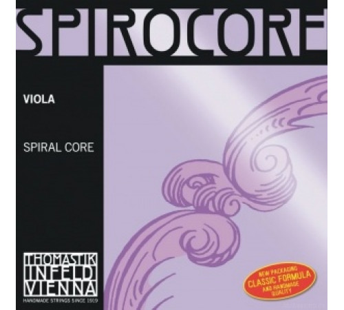 THOMASTIK Spirocore S17 cтруна А для альта, натяжение среднее, стальной сердечник с с поперечными бо
