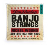 DUNLOP DJN Banjo Nickel Tenor - Nickel 09-30 струны для банджо, никелированая сталь