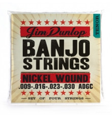 DUNLOP DJN Banjo Nickel Tenor - Nickel 09-30 струны для банджо, никелированая сталь