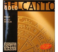 THOMASTIK Belcanto Gold BC31G струны для виолончели 4/4, натяжение среднее, BC25G A, BC27G D - сталь