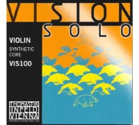 THOMASTIK Vision Solo VIS100 cтруны для скрипки 4/4, натяжение среднее, VIS01 E - многожильная сталь