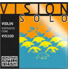 THOMASTIK Vision Solo VIS100 cтруны для скрипки 4/4, натяжение среднее, VIS01 E - многожильная сталь