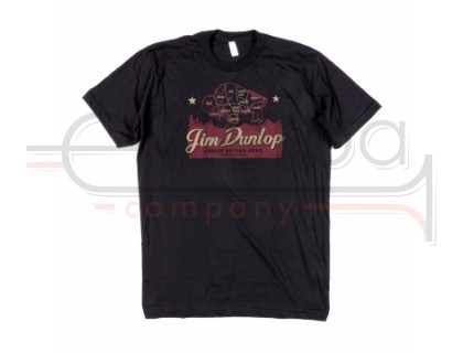 DUNLOP DSD07-MTS-M Jim Dunlop Americana Men's T-Shirt Medium футболка