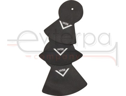 VATER VNGCP1 Cymbal Pack 1 набор резиновых накладок на тарелки для беззвучной тренировки, комплект: