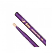 VATER VCP5AW 5A барабанные палочки, материал: орех, деревянная головка, цвет: фиолетовый