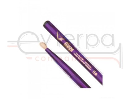 VATER VCP5AW 5A барабанные палочки, материал: орех, деревянная головка, цвет: фиолетовый