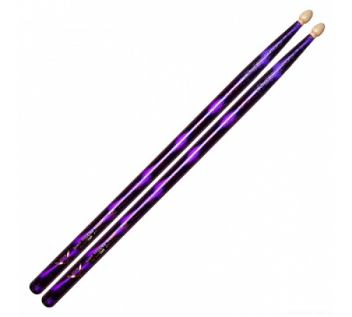 VATER VCP5B Color Wrap Purple Optic 5B барабанные палочки, орех, деревянная головка, сиреневые