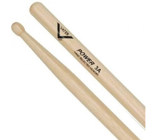 VATER VHP3AW Power 3A барабанные палочки, материал: орех, L=16 5/8