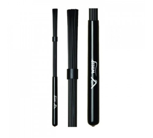 VATER VWHP Whip руты, черный пластик, пластиковая черная ручка, регулируемые
