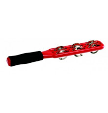 MEINL JG1R PROFESSIONAL SERIES JINGLE STICK STEEL джингл-стик красный, 6 пар стальных бубенцов