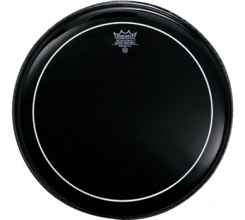 REMO ES-0612-PS Batter, Pinstripe, Ebony, 12'' пластик