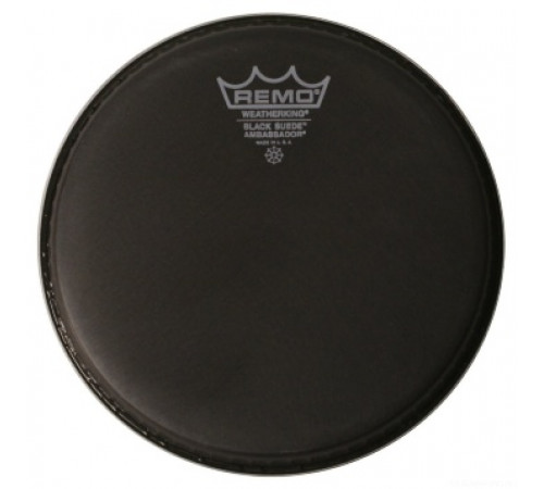 REMO BA-0813-ES Batter, Ambassador, Black Suede, 13'' пластик