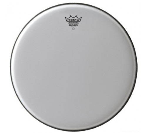 REMO BA-0813-WS Batter, Ambassador, White Suede, 13'' пластик