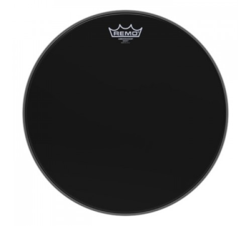 REMO ES-0015-00 Batter, Ambassador, Ebony, 15'' пластик