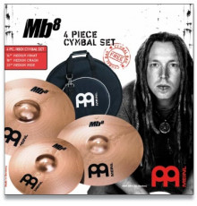 MEINL MB8 14/18/22 набор тарелок хэт, крэш, райд, в комплекте чехол MCB22 Professional Cymbal Bag