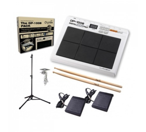 CHERUB DP-1008 Pack Digital Drum Pad электронная перкуссия, 6 чувствительных к силе удара пэдов