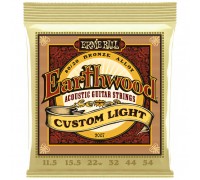 ERNIE BALL 2007 Earthwood 80/20 Bronze Custom Light 11.5-54 - Струны для акустической гитары