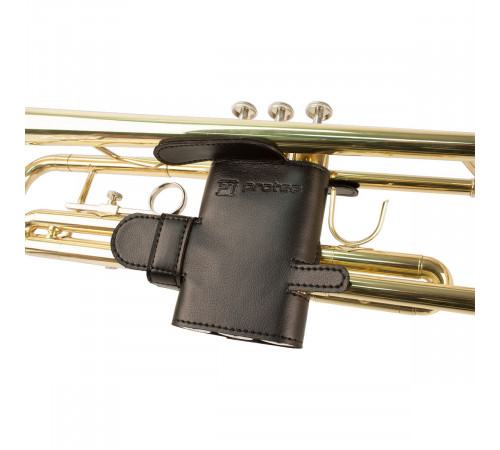 Protec Trumpet 6-Point Leather Valve Guard L226SP Защитная накладка на помпы трубы с 6-ти точечной защитой, натуральная кожа, чёрный 