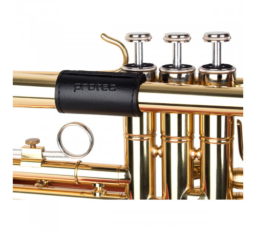 ProTec Trumpet Padded Leather Finger Saver L225  Кожаная накладка для защиты мундштучной трубки трубы