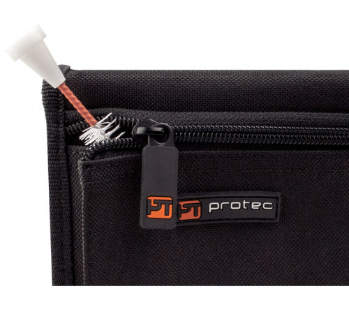 Protec A219ZIP SMALL BRASS 3 PIECE POUCH WITH ZIPPER CLOSURE Полужесткий чехол для 3-х мундштуков трубы на молнии