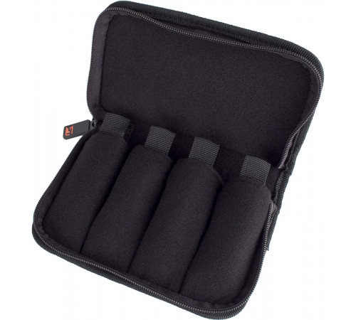 Protec A221ZIP SMALL BRASS 4 PIECE POUCH WITH ZIPPER CLOSURE Полужесткий чехол для 4-х мундштуков трубы на молнии