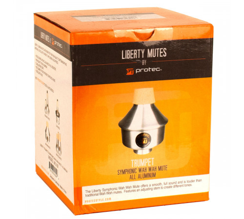 Protec Trumpet Liberty Symphonic Aluminum Wa Wa Mute ML102 Алюминиевая сурдина для трубы Wa Wa «Квакушка» со съёмным сердечником