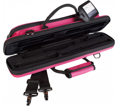 Protec Flute Slimline PRO PAC Case, Pink PB308HP Кейс для флейты с коленом Си, цвет фуксия