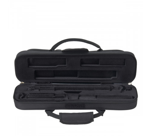 Protec Flute (B or C Foot) MAX Case - Black, Model MX308 Кейс для флейты с коленом Си, цвет черный