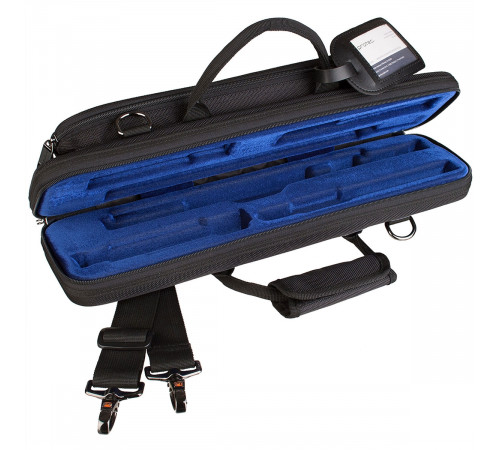Protec PB308 FLUTE (B AND C FOOT) SLIMLINE PRO PAC CASE Противоударный жесткий кейс для флейты с коленом Си и До