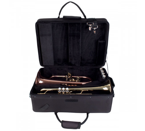 Protec Trumpet / Flugel Combination PRO PAC Case, Model PB301F Жесткий противоударный кейс для трубы и флюгельгорна 